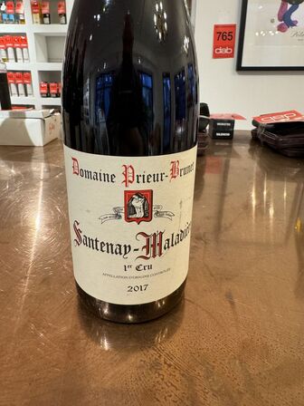 1 fl. Domaine Prieur Brunet Santenay Maladiere 1er Cru 2017 MOMSFRI