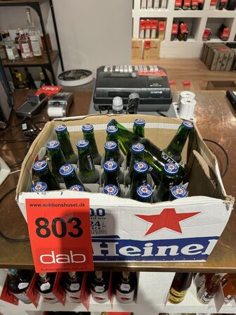 20 fl. Heineken alkoholfri øl - Bemærk dato er overskredet MOMSFRI