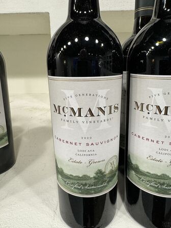 11 fl. McManis Cabernet Sauvignon 2020 MOMSFRI