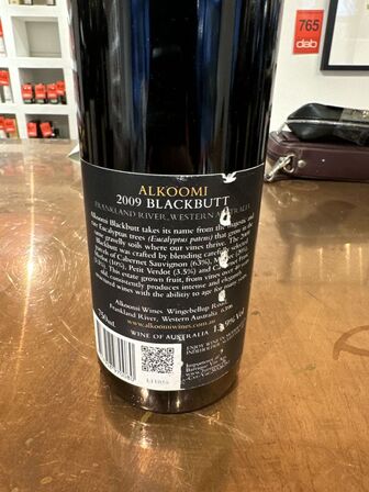 1 fl. Alkoomi Blackbutt 2009 MOMSFRI