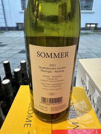 6 fl. Sommer Riesling 2022 MOMSFRI