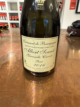 1 fl. Albert Sounot Cremant Grande Cuvee 2016 MOMSFRI