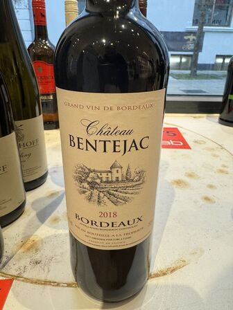 3 fl. Château Bentejac 2018 Bordeaux MOMSFRI