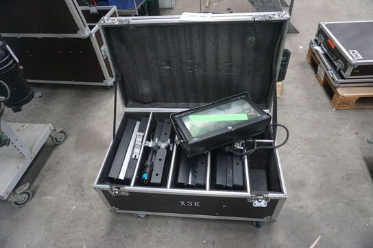 5 stk. Stroboskop-lamper MARTIN Atomic 3000 inkl. flightcase