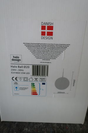 Pendel HALO DESIGN Halo Ball Ø20 