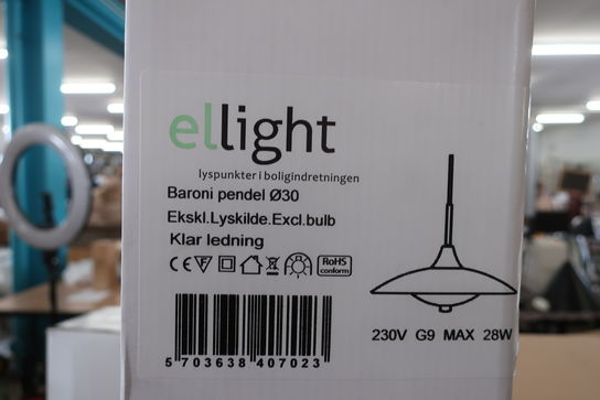 Pendel ELLIGHT Baroni Ø30 