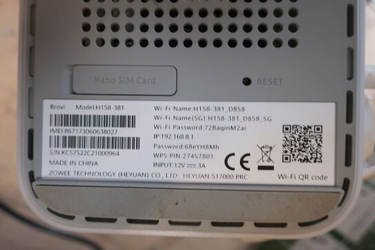 Router h158-381