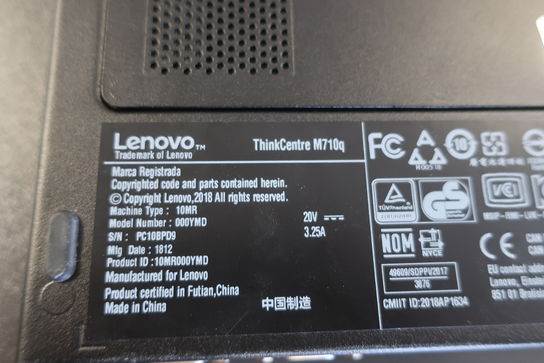 Computer LENOVO ThinkCentre M710q