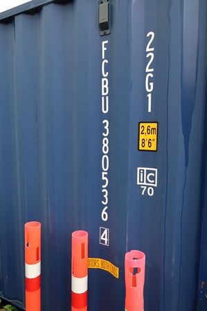 20' Container med indhold