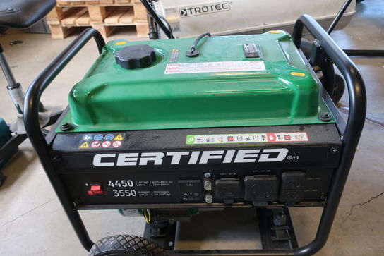 Generator CERTIFIED 4450 WATTS