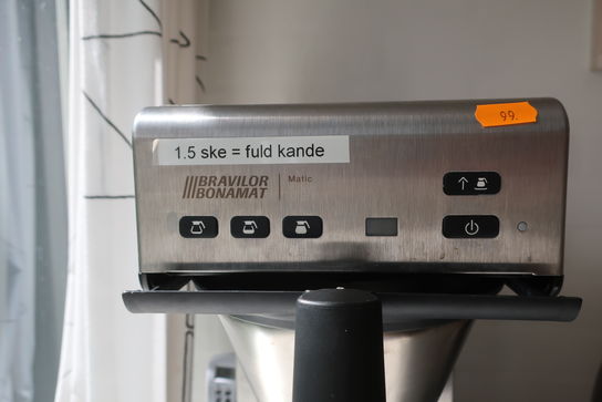 Kaffemaskine BRAVILOR BONAMAT MTC2-031 samt elkedel 