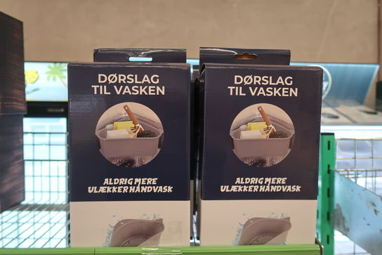 6 stk. Dørslag til vasken