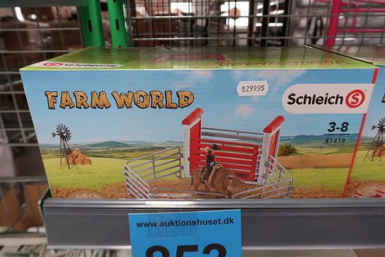 2 pk. Schleich Rodeo med Cowboy