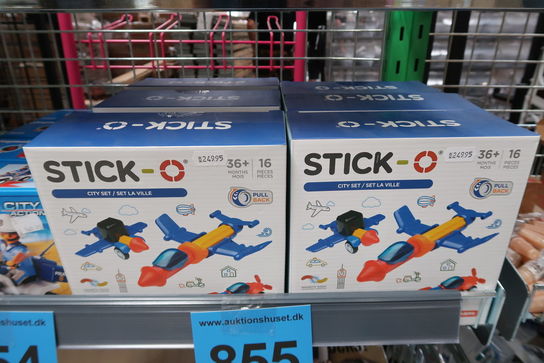 6 pk. Magformers Stick-O City-sæt 16 dele