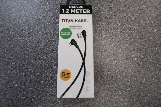 60 stk. Titan nylon kabel android 1,2 meter