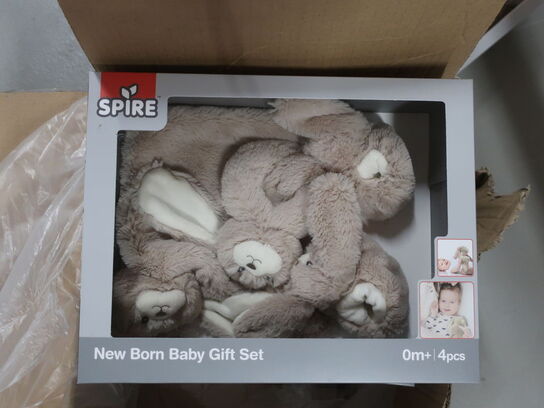 4 sæt SPIRE 'New Born Baby Gift Set'