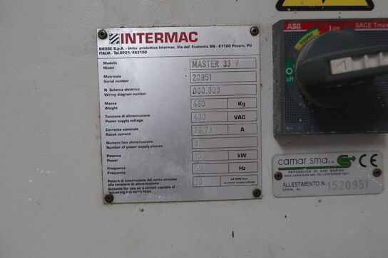 CNC bearbejdningscenter INTERMAC Master 33 V