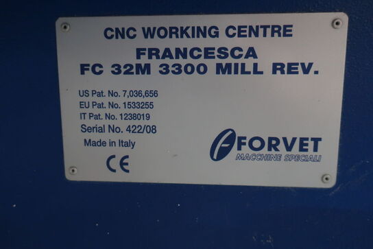 CNC bearbejdningscenter med dobbelt hoved FORVET FRANCESCA FC 32M 3300 R