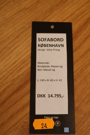 Sofabord KØBENHAVN