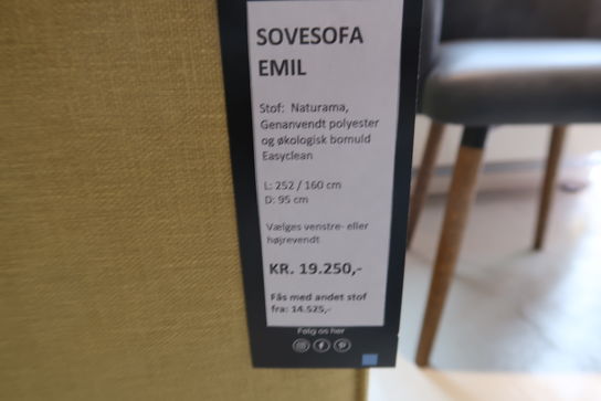 Sovesofa EMIL med 4 stk. puder