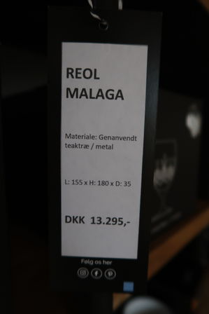 Reol MALAGA (uden indhold)