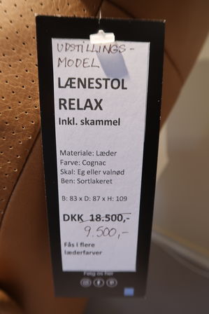 Lænestol RELAX inkl. skammel