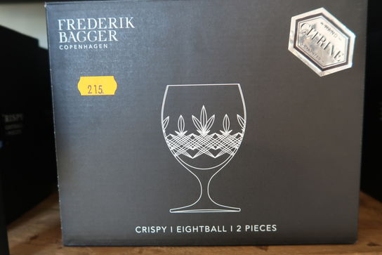 6 stk. glas FREDERIK BAGGER Crispy Eightball