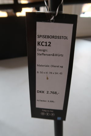 Spisebordsstol KC12