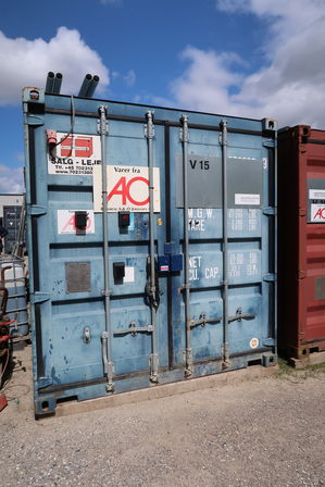 20' container med el - Indhold medfølger