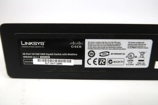 Switch, Cisco SRW2048-EU 48 port