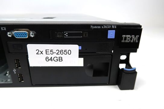 Server, IBM X3650 M4, 2 x Xeon E5-2650