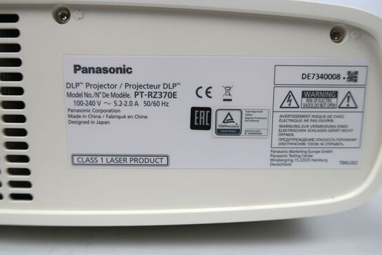 Projektor, Panasonic PT-RZ370E