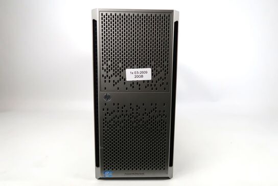 Tower server, HP Proliant ML350p 8 Gen, 1 x Xeon E5-2609