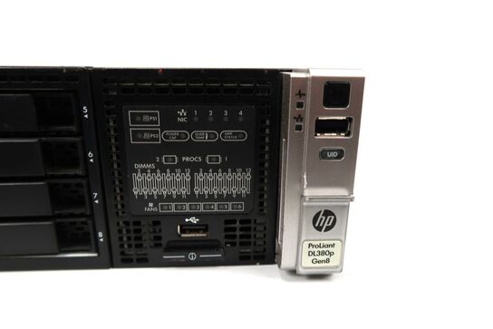 Server, HP Proliant DLP380 8 GEN, 2 x Xeon E5-2620