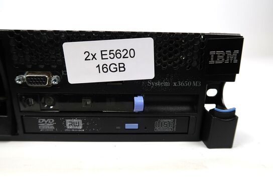 Server, IBM X3650 M4, 2 x Xeon E5-2620