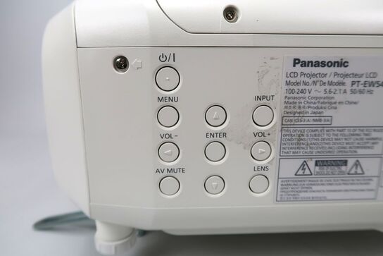 Projektor, Panasonic PT-EW540