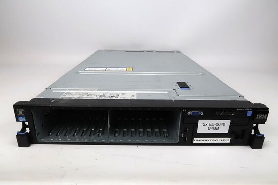 Server, IBM X3650 M4, 2 x Xeon E5-2640