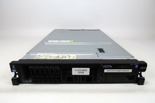 Server, IBM X3650 M4, 1 x Xeon E5-2643