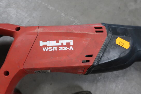 3 stk. akku håndværktøj HILTI WSR 22-A, SF 10W-A22, SIW 22-a 