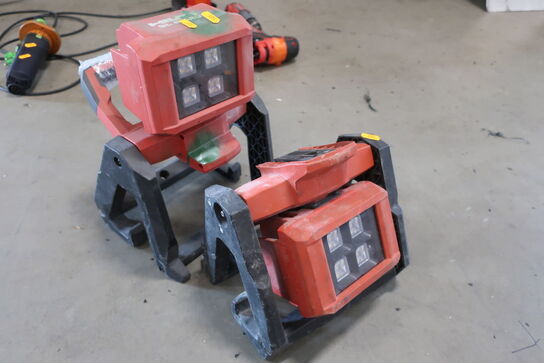 2 stk. akku arbejdslamper HILTI SL 6-A22