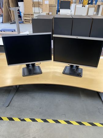 2 stk. monitor 24" HP