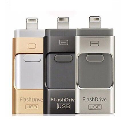 3 stk. Flash drive dual storage for ios and pc 32GB