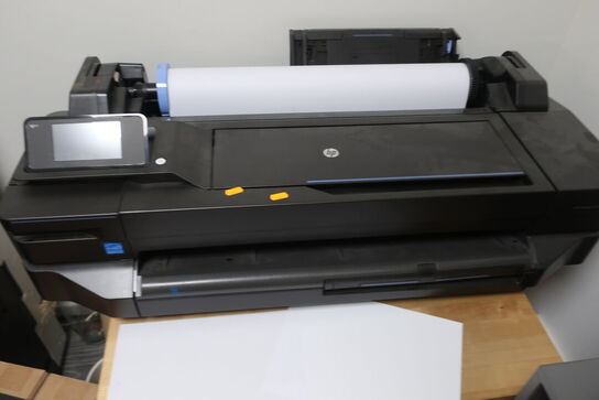 Storformatsprinter HP DesignJet T120 samt toner og bord