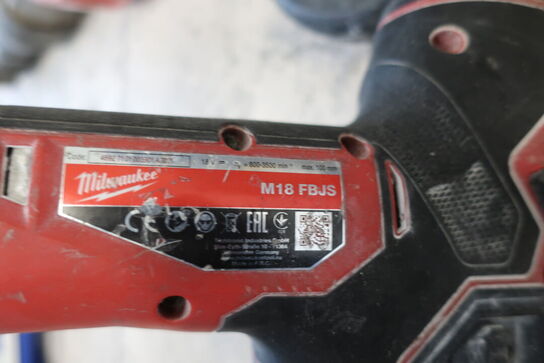 Akku vinkelsliber, akku stiksav MILWAUKEE M18 FBJS, M18 CAG125X med 1 stk. batteri