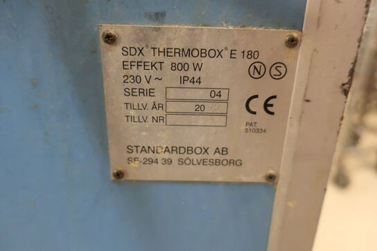 5 stk. varmeskabe STANDARDBOX AB SDX 