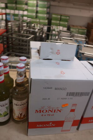 38 fl. sirup LE SIRUP DE MONIN 70 cl.