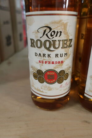 6 fl. rom RON ROOQUEZ DARK RUM 70 cl.