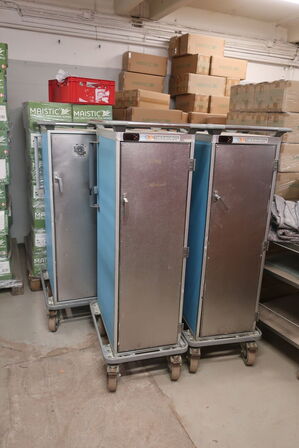 5 stk. varmeskabe STANDARDBOX AB SDX 