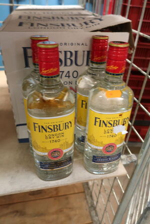 4 fl. gin FINSBURY LONDON DRY GIN 70 cl.