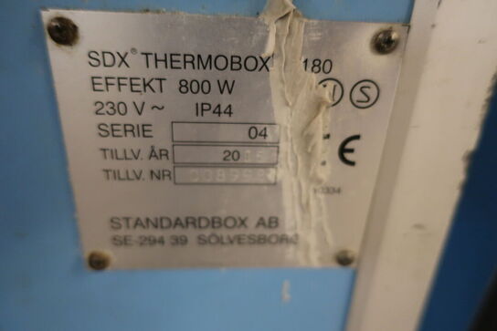 5 stk. varmeskabe STANDARDBOX AB SDX 